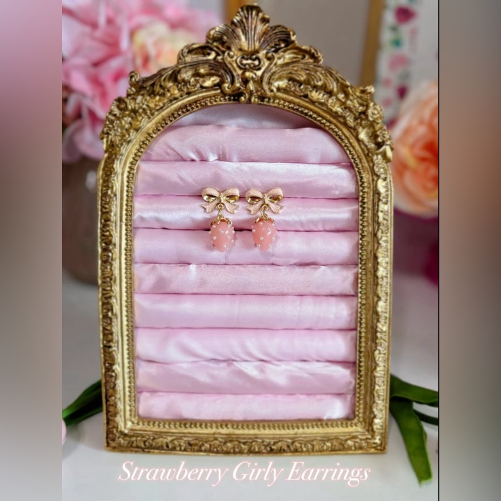 Strawberry Girly Earrings